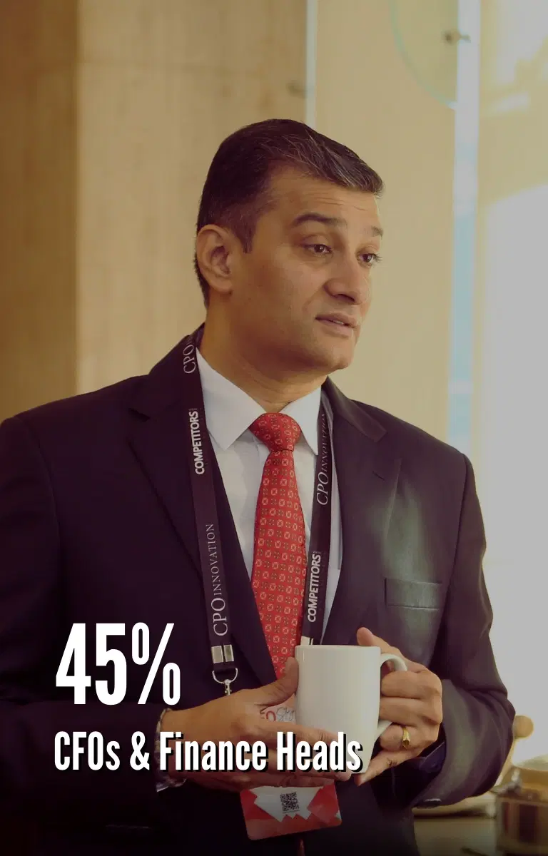 45% CFOs & Finance Heads
