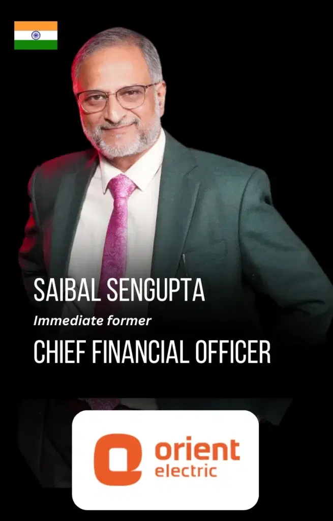 Saibal Sengupta, former CFO, Orient Electric