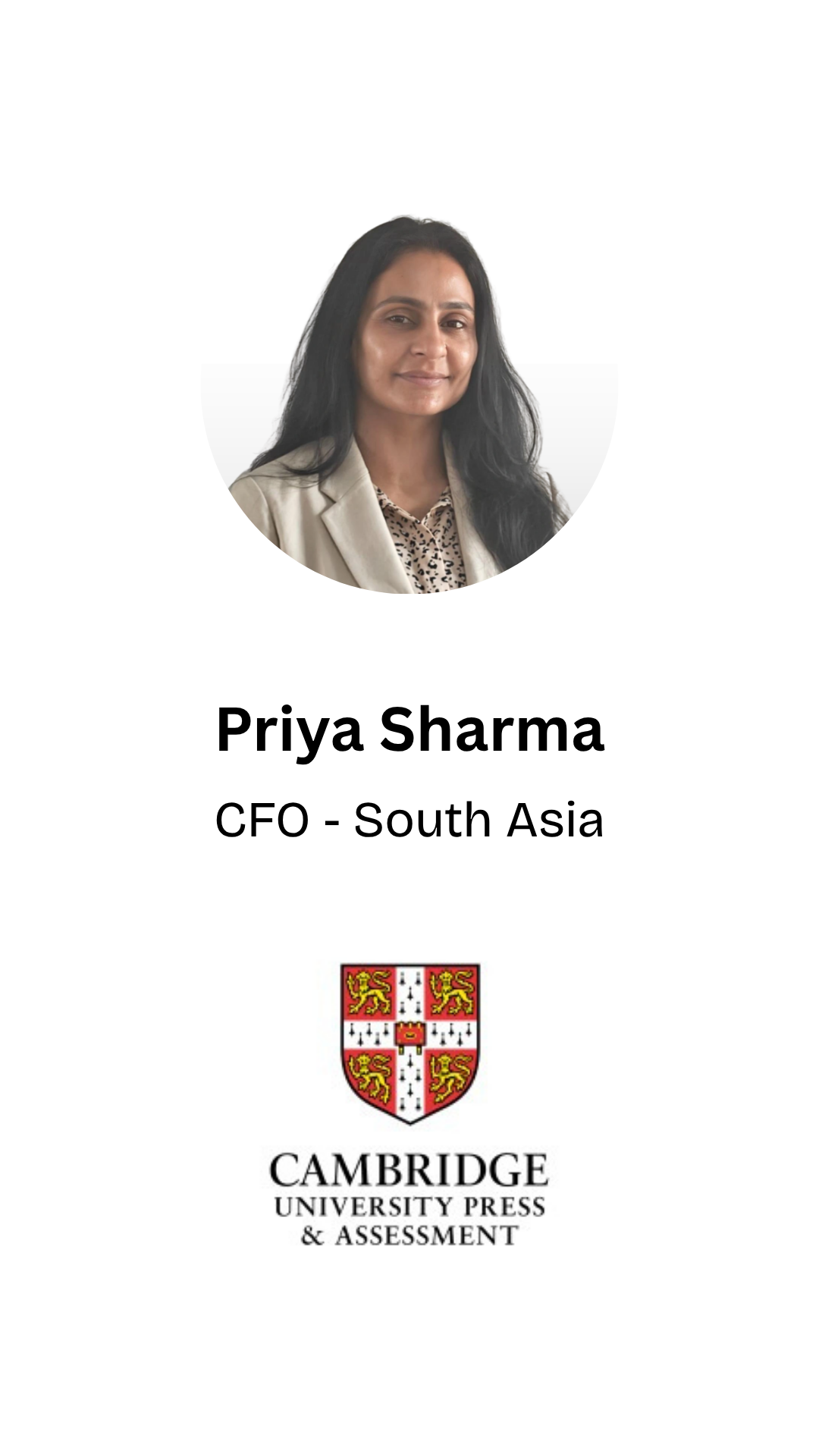 23. Priya Sharma